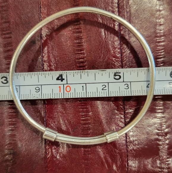 Heather Stowell British jewelry designer 925 Round Section expanding bracelet - Picture 2 of 11